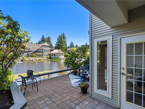 105-5650 Edgewater Lane, Nanaimo, BC - Outdoor With Body Of Water With Deck Patio Veranda With Exterior