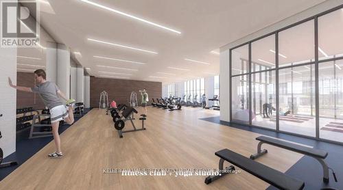 1707 - 8960 Jane Street, Vaughan, ON - Indoor Photo Showing Gym Room