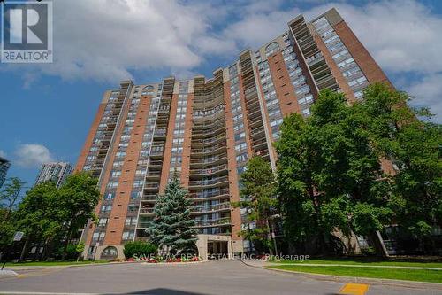 1205 - 20 Mississauga Valley Boulevard, Mississauga (Mississauga Valleys), ON - Outdoor With Balcony With Facade