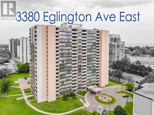 1601 - 3380 Eglinton Avenue E, Toronto, ON - Outdoor With Facade