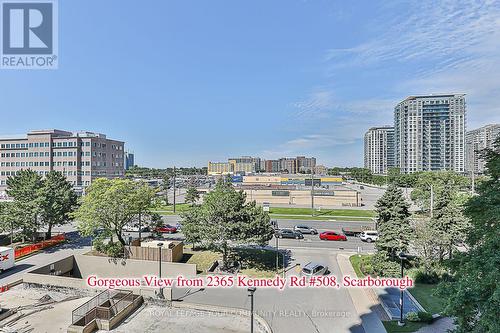 508 - 2365 Kennedy Road, Toronto E07, ON - Outdoor With View
