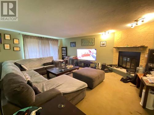 141 Raven Crescent, Prince Rupert, BC - Indoor Photo Showing Living Room With Fireplace