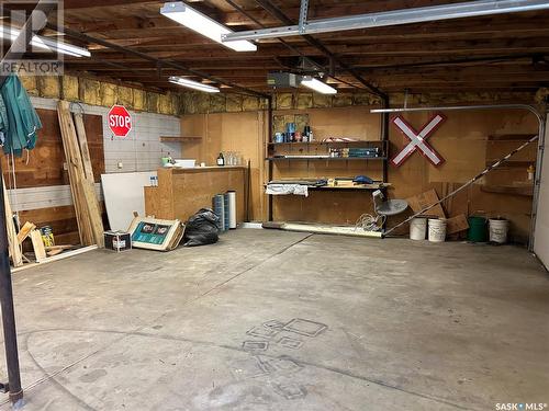 3 Coteau Avenue, Halbrite, SK - Indoor Photo Showing Garage