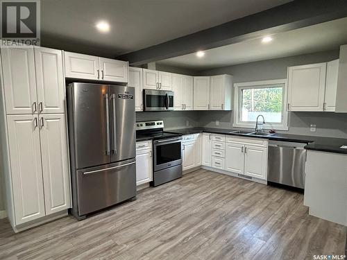 3 Coteau Avenue, Halbrite, SK - Indoor Photo Showing Kitchen With Double Sink