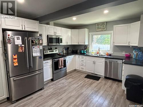 3 Coteau Avenue, Halbrite, SK - Indoor Photo Showing Kitchen With Double Sink