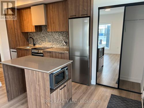 C-005 - 30 Lagerfield Drive, Brampton, ON - Indoor Photo Showing Kitchen With Stainless Steel Kitchen