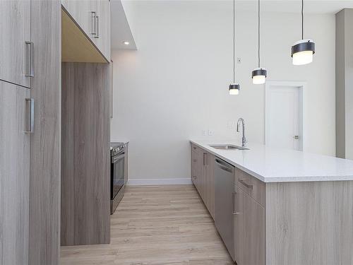 502-918 Jenkins Ave, Langford, BC - Indoor Photo Showing Kitchen With Upgraded Kitchen