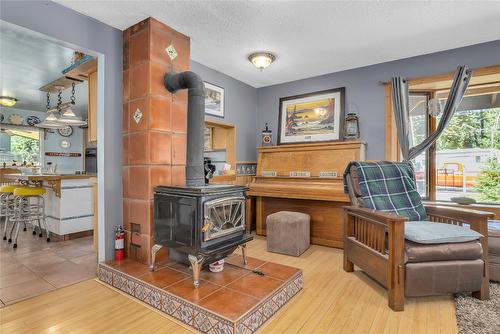 1879 Front Street, Coalmont-Tulameen, BC - Indoor With Fireplace