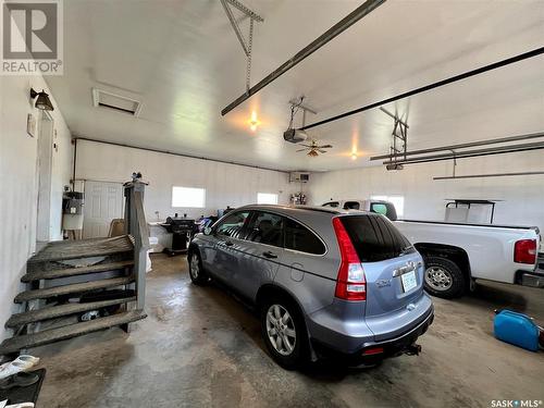 Keck Acreage, Gravelbourg, SK - Indoor Photo Showing Garage