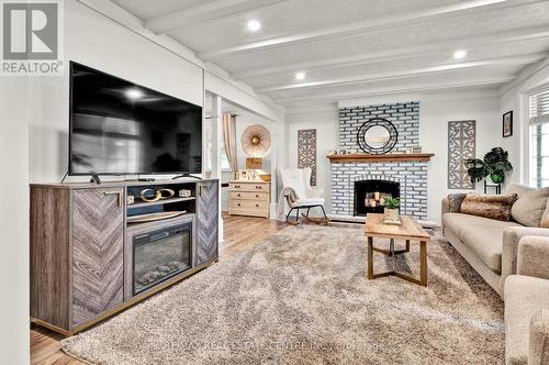 301 St Lawrence Street, Whitby (Downtown Whitby), ON - Indoor Photo Showing Living Room With Fireplace