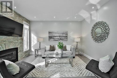 1251 Laurier Avenue, Milton (Clarke), ON - Indoor Photo Showing Living Room With Fireplace