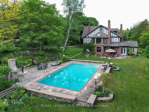 307466 Hockley Rd, Mono, ON - Outdoor With In Ground Pool With Backyard