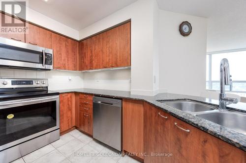 1609 - 503 Beecroft Road, Toronto, ON - Indoor Photo Showing Kitchen With Double Sink
