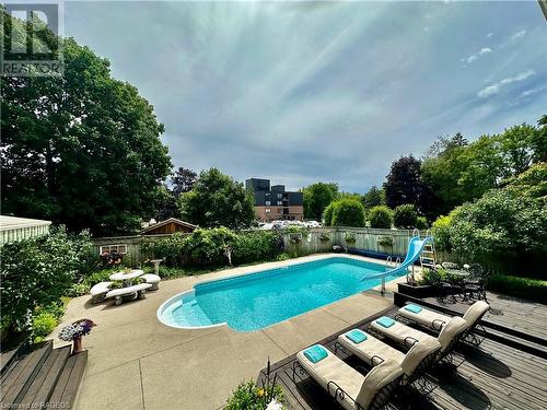 85 10Th Street, Hanover, ON - Outdoor With In Ground Pool With Backyard