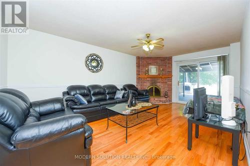 20 Plover Place, Brampton, ON - Indoor Photo Showing Living Room With Fireplace