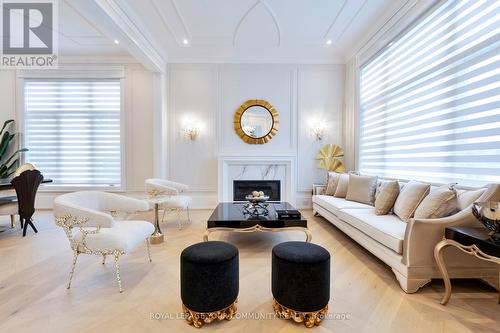 41 Edgar Avenue, Richmond Hill, ON - Indoor Photo Showing Living Room With Fireplace