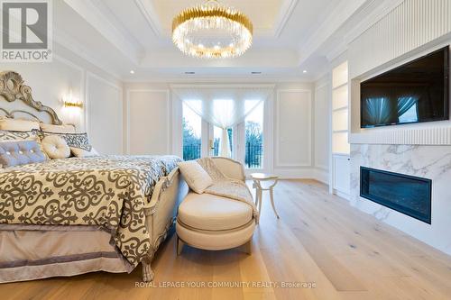 41 Edgar Front Part Avenue, Richmond Hill (South Richvale), ON - Indoor Photo Showing Bedroom With Fireplace