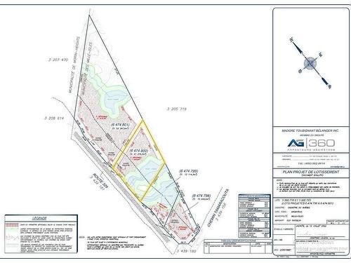 Plan (croquis) - Route 329, Mille-Isles, QC 