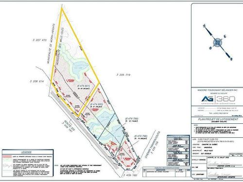 Plan (croquis) - Route 329, Mille-Isles, QC 