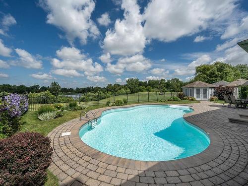 Aerial photo - 574 Rue Des Fortifications, Saint-Jean-Sur-Richelieu, QC - Outdoor With In Ground Pool