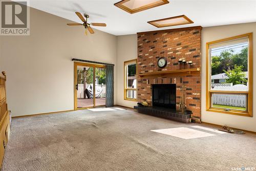 4725 Castle Road, Regina, SK - Indoor With Fireplace