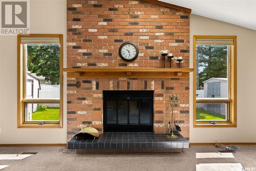 4725 Castle Road, Regina, SK - Indoor Photo Showing Other Room With Fireplace