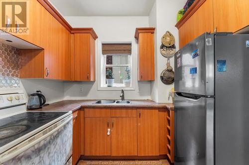 1500 Church Street, Windsor, ON - Indoor Photo Showing Kitchen With Double Sink