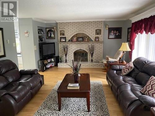 25 Road To The Isles Other, Summerford, NL - Indoor Photo Showing Living Room With Fireplace