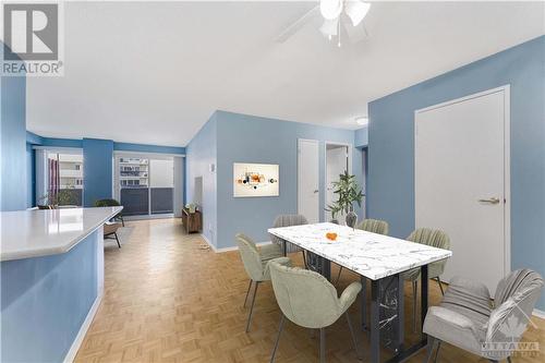 Virtually Staged - 158B Mcarthur Avenue Unit#606, Ottawa, ON - Indoor Photo Showing Dining Room
