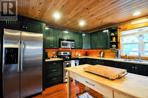 71-77 Lake'S Road, Dunville, NL - Indoor Photo Showing Kitchen With Double Sink