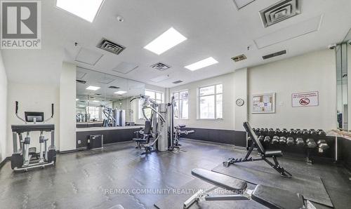 211 - 480 Mclevin Avenue, Toronto E11, ON - Indoor Photo Showing Gym Room