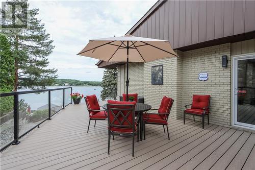 439 Kirkwood Drive, Sudbury, ON - Outdoor With Body Of Water With Deck Patio Veranda With Exterior