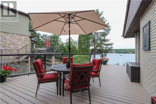 439 Kirkwood Drive, Sudbury, ON - Outdoor With Body Of Water With Deck Patio Veranda With Exterior