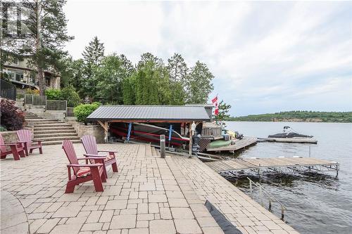 439 Kirkwood Drive, Sudbury, ON - Outdoor With Body Of Water With Deck Patio Veranda