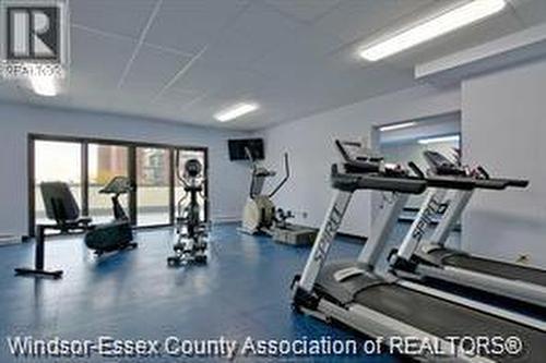 150 Park Unit# 2706, Windsor, ON - Indoor Photo Showing Gym Room