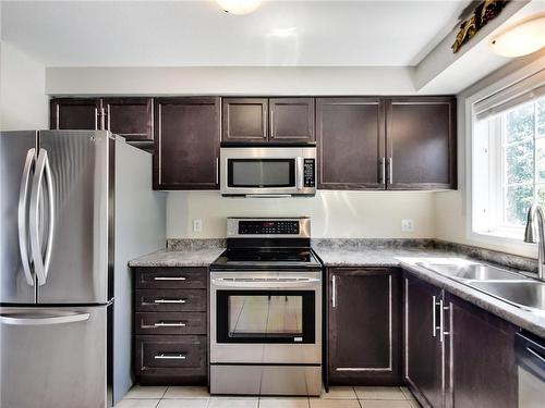 1328 Upper Sherman Avenue|Unit #19, Hamilton, ON - Indoor Photo Showing Kitchen With Double Sink