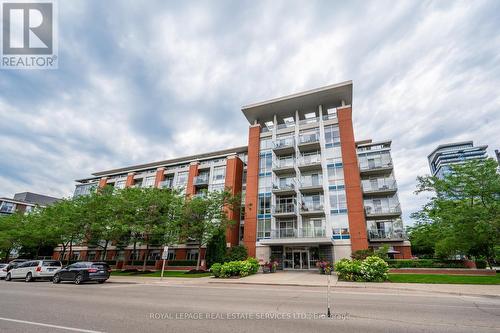 302 - 80 Port Street E, Mississauga, ON - Outdoor With Balcony With Facade
