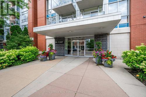302 - 80 Port Street E, Mississauga, ON - Outdoor With Balcony