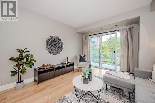 302 - 80 Port Street E, Mississauga, ON - Indoor Photo Showing Living Room