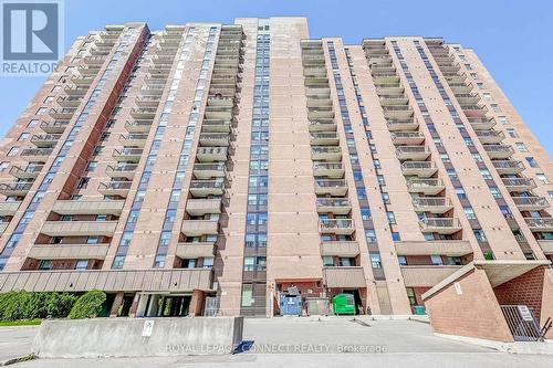 1211 - 90 Ling Road, Toronto, ON - Outdoor With Balcony With Facade