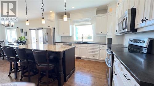 1917 Highway 21, Kincardine, ON - Indoor Photo Showing Kitchen With Double Sink With Upgraded Kitchen