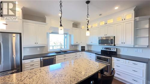 1917 Highway 21, Kincardine, ON - Indoor Photo Showing Kitchen With Double Sink With Upgraded Kitchen