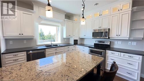 1917 Highway 21, Kincardine, ON - Indoor Photo Showing Kitchen With Double Sink With Upgraded Kitchen