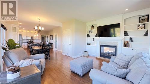 1917 Highway 21, Kincardine, ON - Indoor Photo Showing Living Room With Fireplace