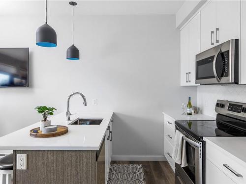 204-1515 Redfern St, Victoria, BC - Indoor Photo Showing Kitchen With Upgraded Kitchen