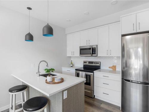 204-1515 Redfern St, Victoria, BC - Indoor Photo Showing Kitchen With Stainless Steel Kitchen With Upgraded Kitchen