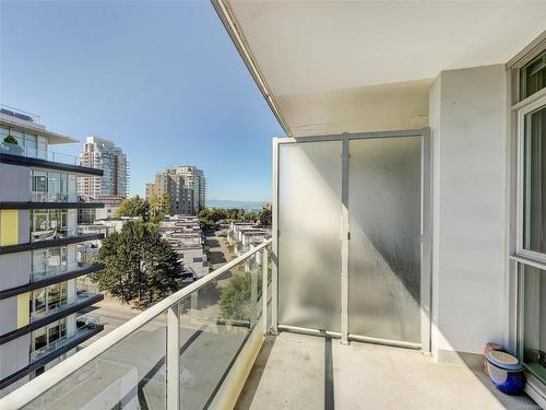 808-379 Tyee Rd, Victoria, BC - Outdoor With Balcony With View With Exterior