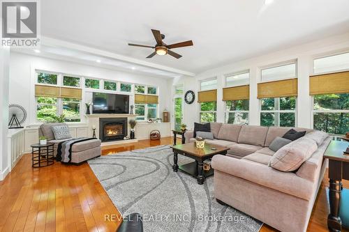 8181 Indian Trail, Guelph/Eramosa, ON - Indoor Photo Showing Living Room With Fireplace