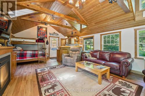 8181 Indian Trail, Guelph/Eramosa, ON - Indoor Photo Showing Living Room With Fireplace