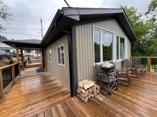 Back facade - 133 Rue Ketchen, Témiscaming, QC - Outdoor With Deck Patio Veranda With Exterior